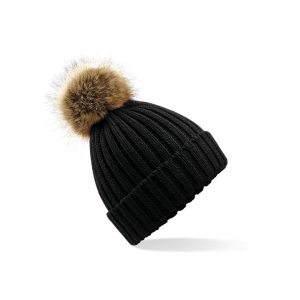 Bonnet grosse maille Pop Pom 3