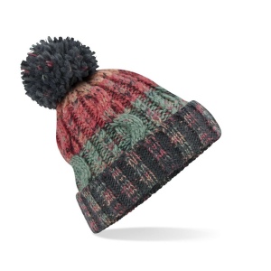 Bonnet Corkscrew avec pompon 16
