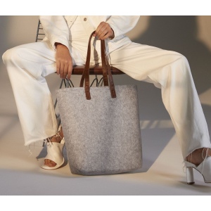Sac shopping en polyester feutrine