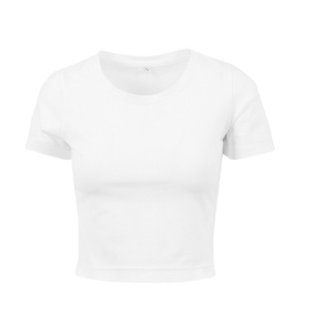 Tee-shirt femme "cropped" 2