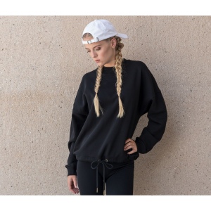 Sweat femme oversize col rond