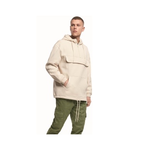 Sweat homme à capuche col zippé 6