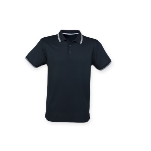 Polo col et manches contrastés 5