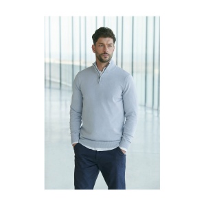 Pull col zippé