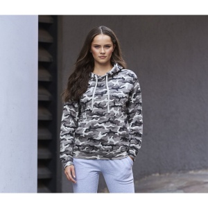 Sweat capuche camouflage