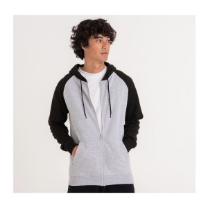 Sweat baseball zippé