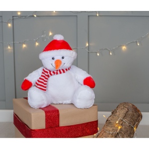 Peluche bonhomme de neige