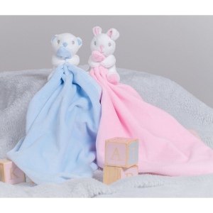 Doudou avec hochet