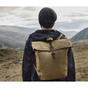 Sac à dos en toile cirée traditionnel