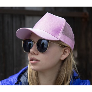 Casquette américaine pailletée