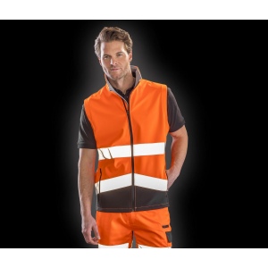 Bodywarmer Softshell de travail haute visibilité 6