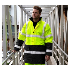 Parka de sécurité bicolore