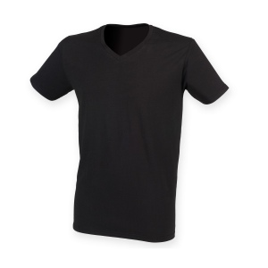 Tee-shirt stretch col V homme 3