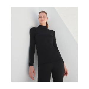 Tee-shirt col roulé femme