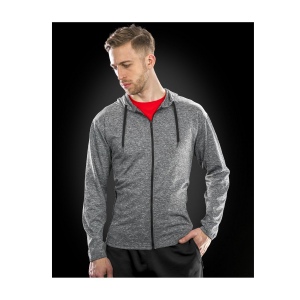 Tee-shirt de sport zippé à capuche homme 4