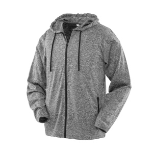 Tee-shirt de sport zippé à capuche homme 2