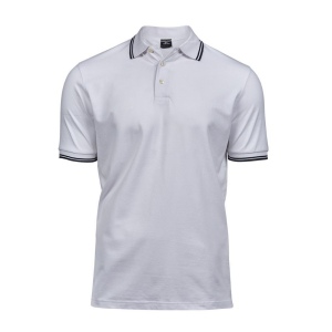 Polo homme col et manches contrastés 5