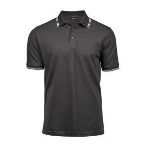 Polo homme col et manches contrastés 3