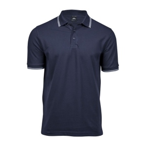 Polo homme col et manches contrastés 4