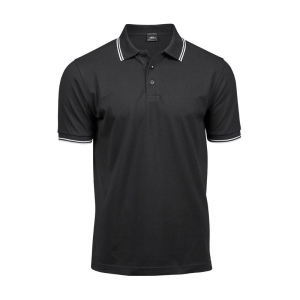 Polo homme col et manches contrastés 2