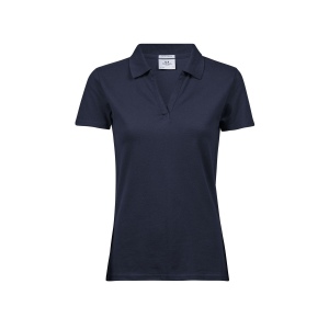 Polo stretch col V femme Bio 4