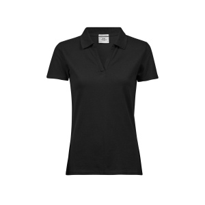 Polo stretch col V femme Bio 3