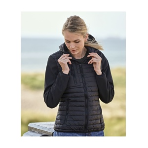 Veste bi-matière femme