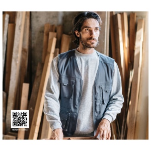 Bodywarmer de travail multi-poches