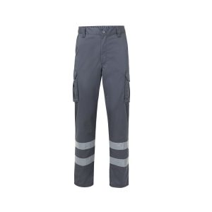 PANTALON STRETCH MULTIPOCHES À BANDES RÉFLÉCHISSANTES 4