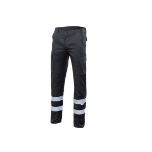PANTALON STRETCH MULTIPOCHES À BANDES RÉFLÉCHISSANTES 2