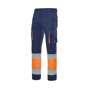 PANTALON MULTIPOCHES BICOLORE HAUTE VISIBILITÉ 8