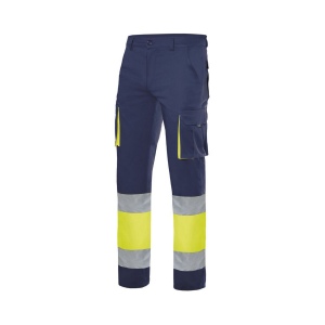 PANTALON MULTIPOCHES BICOLORE HAUTE VISIBILITÉ 3