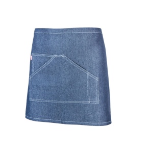 TABLIER EN DENIM COURT 2