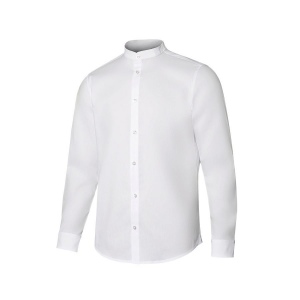 Chemise à manches longues à col Mao 2
