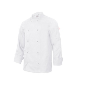 VESTE DE CUISINIER ML AVEC BOUTONS PRESSION 2