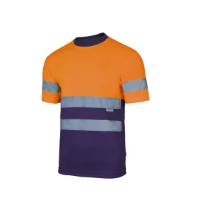 T-SHIRT TECHNIQUE BICOLORE HAUTE VISIBILITÉ 2