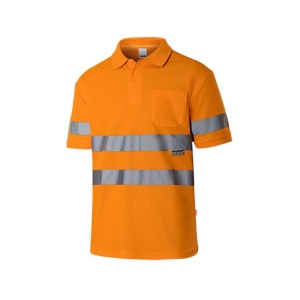 POLO HAUTE VISIBILITÉ EN COTON/POLYESTER