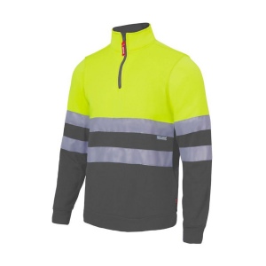 SWEAT COL ZIPPÉ HAUTE VISIBILITÉ 4