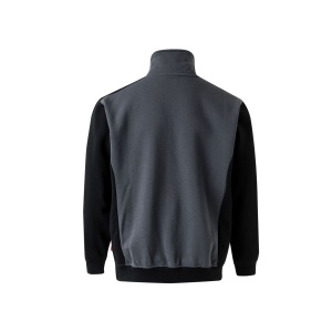 SWEAT BICOLORE COL ZIPPÉ 7