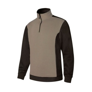 SWEAT BICOLORE COL ZIPPÉ 3