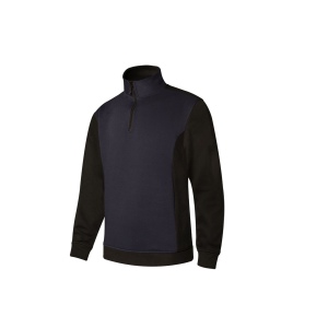 SWEAT BICOLORE COL ZIPPÉ 2