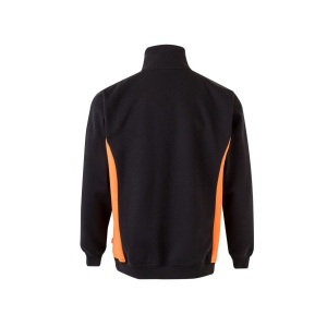 SWEAT BICOLORE COL ZIPPÉ 15