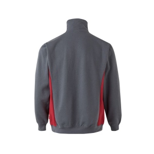 SWEAT BICOLORE COL ZIPPÉ 24