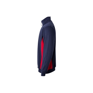 SWEAT BICOLORE COL ZIPPÉ 33