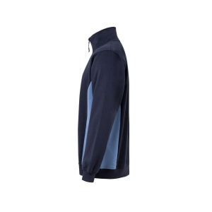 SWEAT BICOLORE COL ZIPPÉ 35