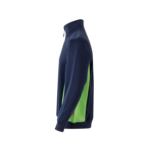 SWEAT BICOLORE COL ZIPPÉ 36