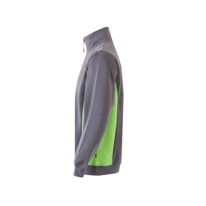 SWEAT BICOLORE COL ZIPPÉ 40