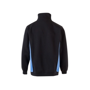 SWEAT BICOLORE COL ZIPPÉ 17