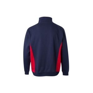 SWEAT BICOLORE COL ZIPPÉ 19