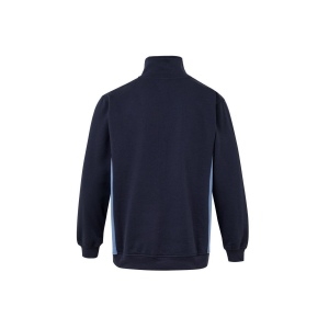 SWEAT BICOLORE COL ZIPPÉ 21